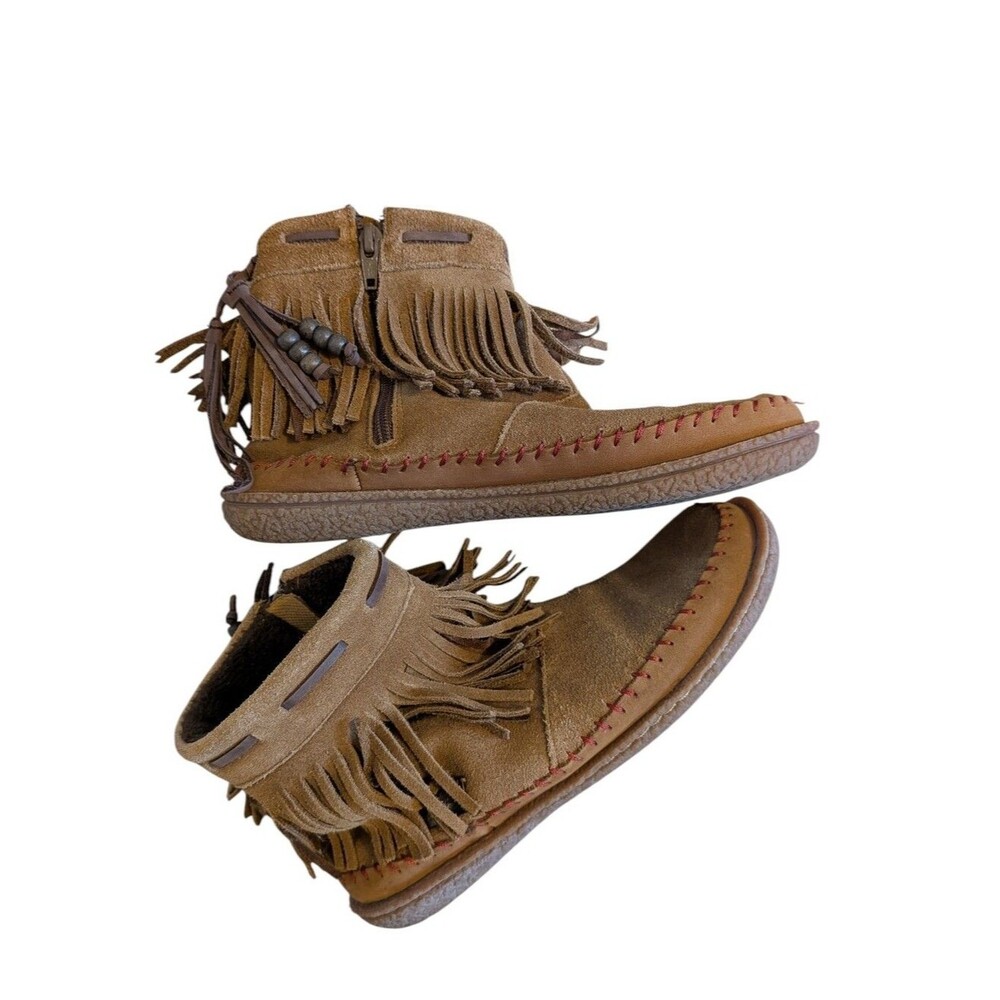 Woolrich Dancer Leather Moccasins with Fringes